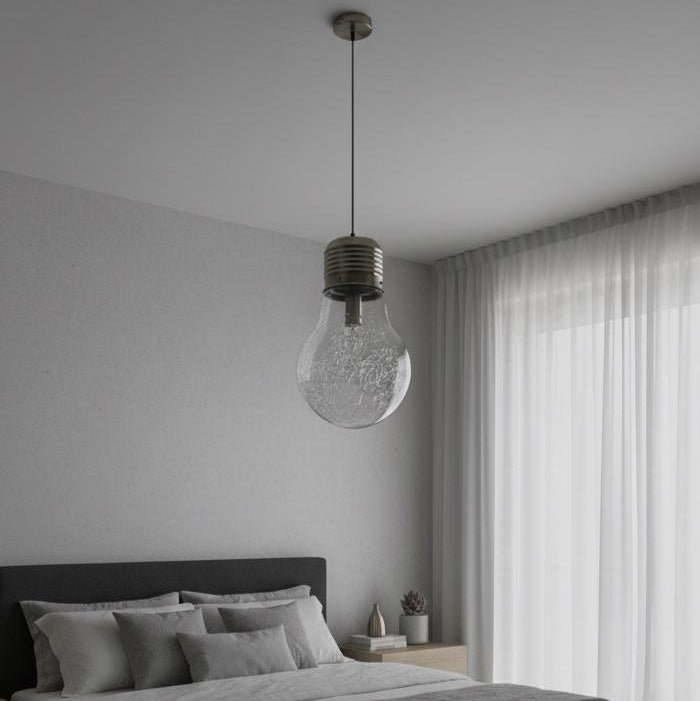 Vintage Industrial Style Lighting Glass Blub Shape Lamp