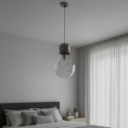 Vintage Industrial Style Lighting Glass Blub Shape Lamp