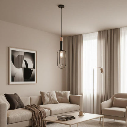 Modern Oval Pendant Light