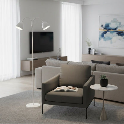 Simple Floor Lamp Double Head