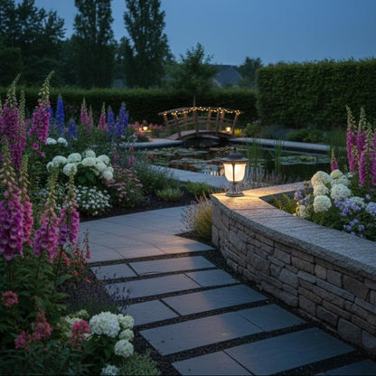 Vintage Outdoor Stand Pillar Light