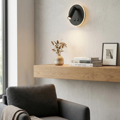 Decorative Wall Lamp Round Shape With Switch