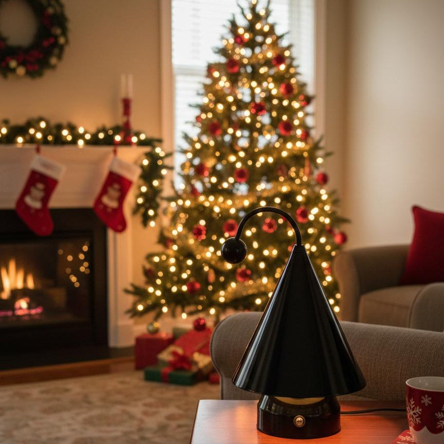 Christmas Tree Cordless Rechargeable Table Lamp