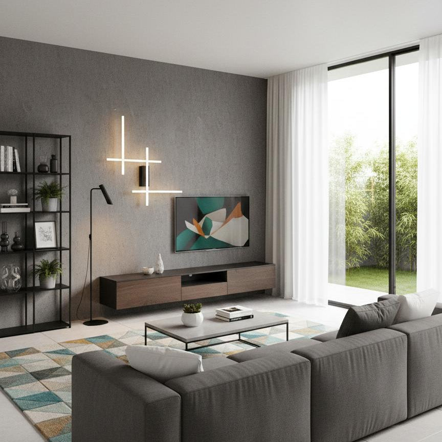 Modern Double Cross Wall Lamp