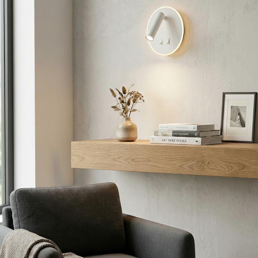 Decorative Wall Lamp Round Shape With Switch