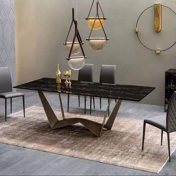 Artistic Luxury Bend Glass Pendant Light