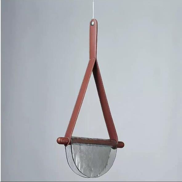 Artistic Luxury Bend Glass Pendant Light