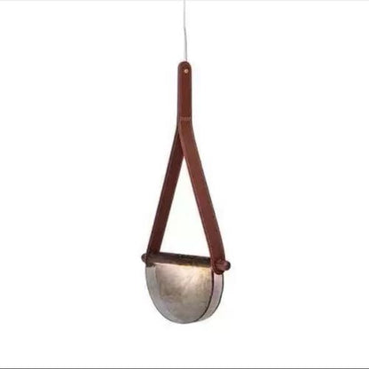 Artistic Luxury Bend Glass Pendant Light