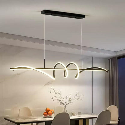 Modern Spiral Chandelier