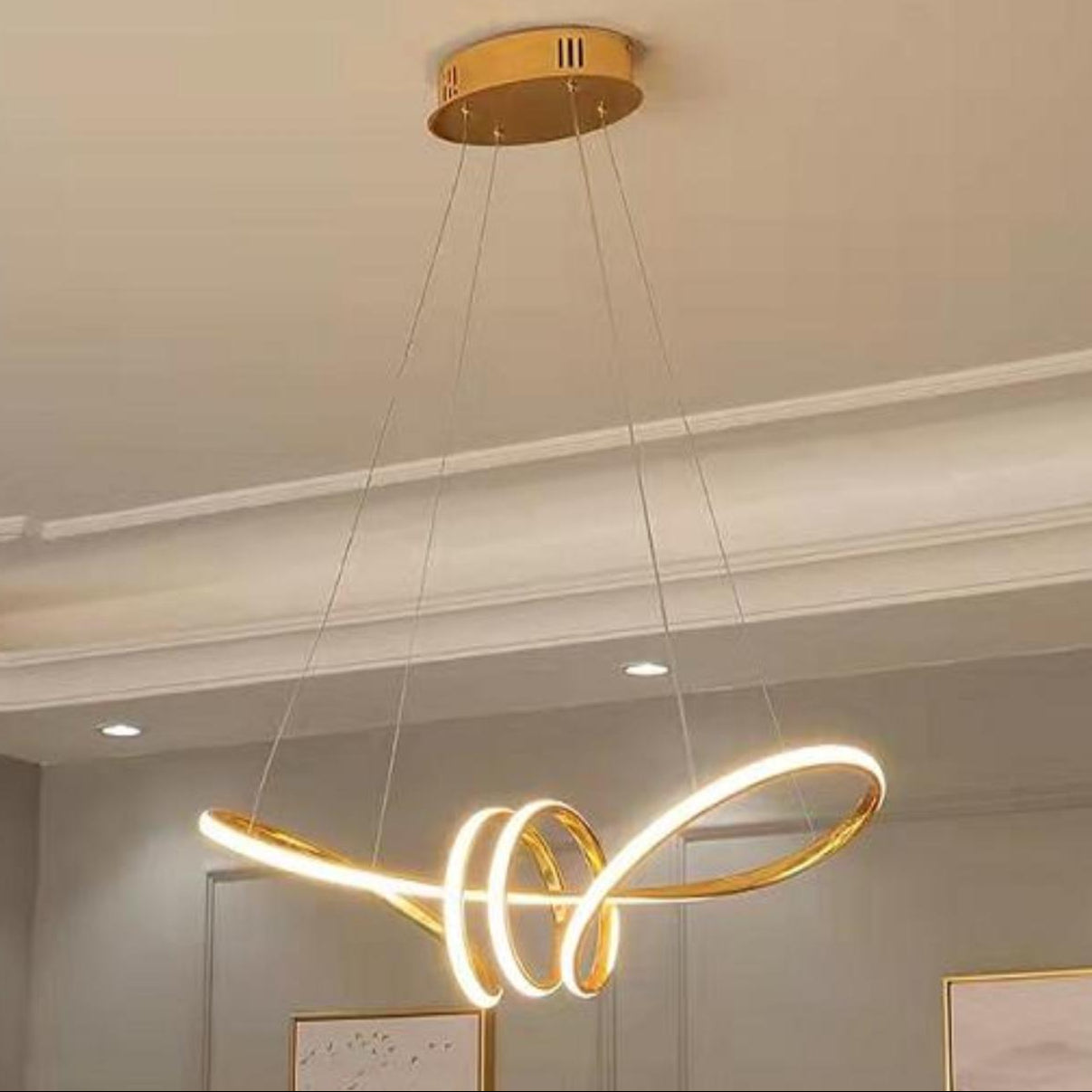 Modern Infiniti Shape Chandelier