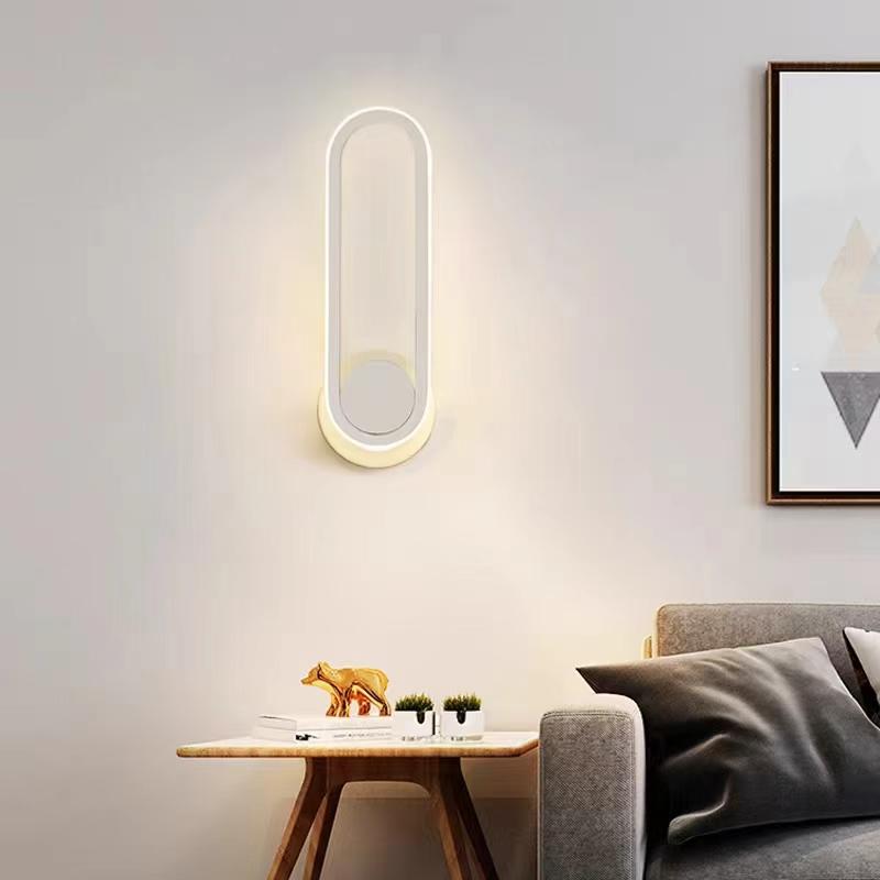 Adjustable Oval Led Wall Lamp