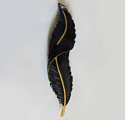 Artistic Led Feather Wall Lamp