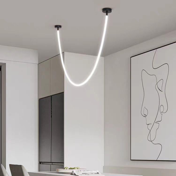 Modern Flexible Led Hanging Pendant Light