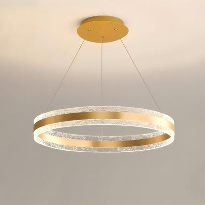Circular Led Crystal Chandelier
