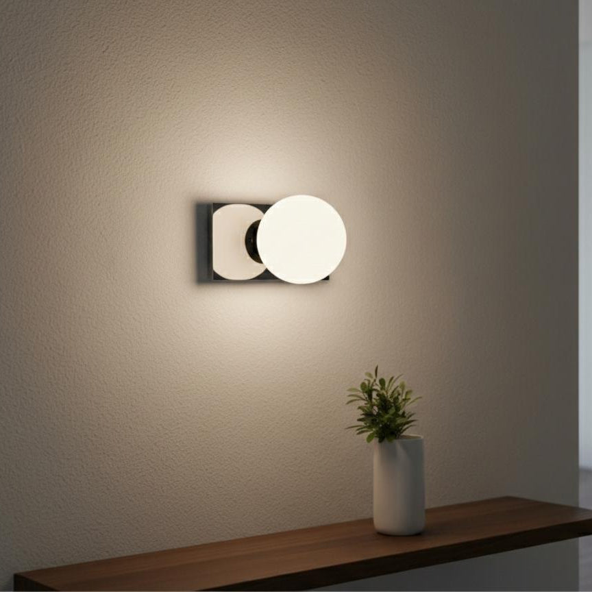 Modern Chrome Mirror Wall Lamp