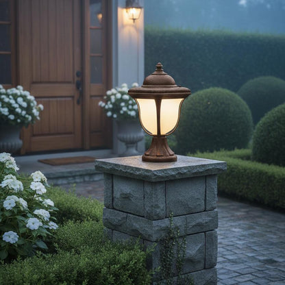 Vintage Outdoor Stand Pillar Light