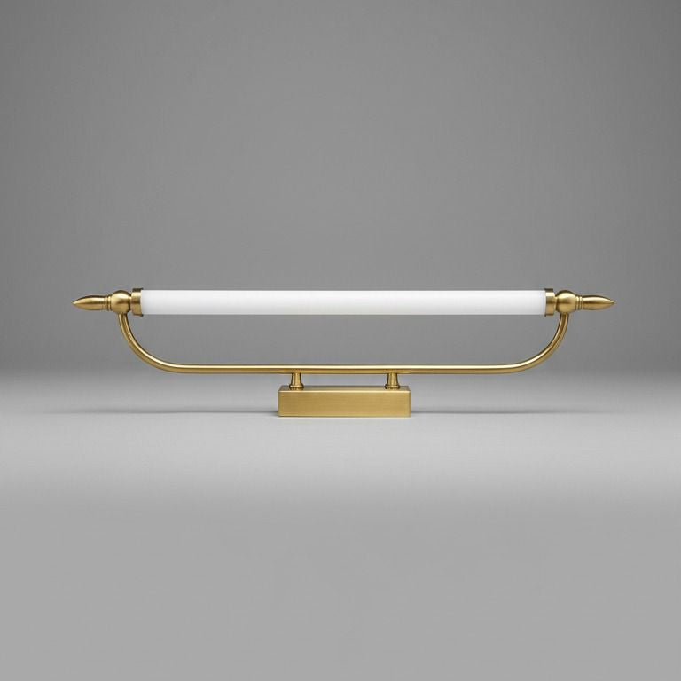 Classic Brass Tube Mirror Light