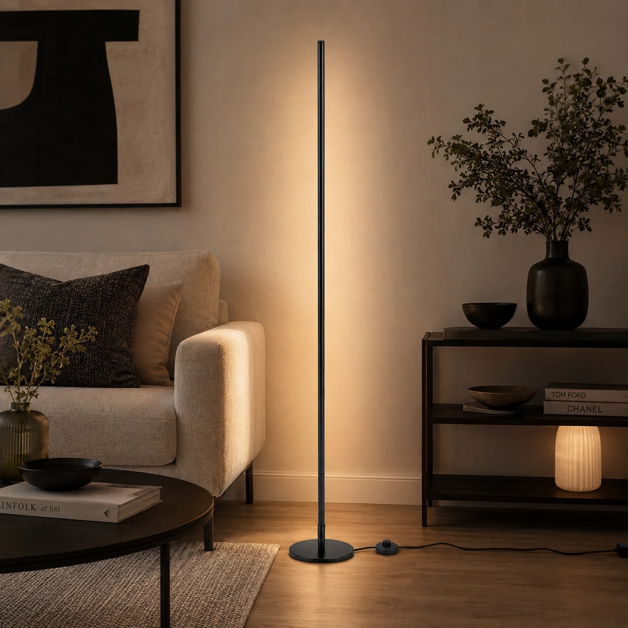 Straight Linear Led Floor Lamp