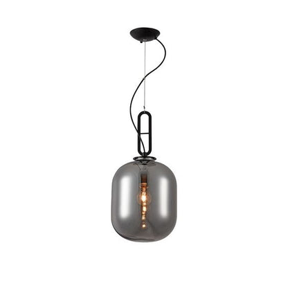 Grigio Smokey Gray Glass Pendant light