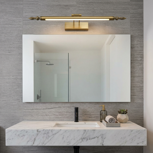 Brass Mirror Light