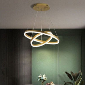 Double Rings Led Chandelier