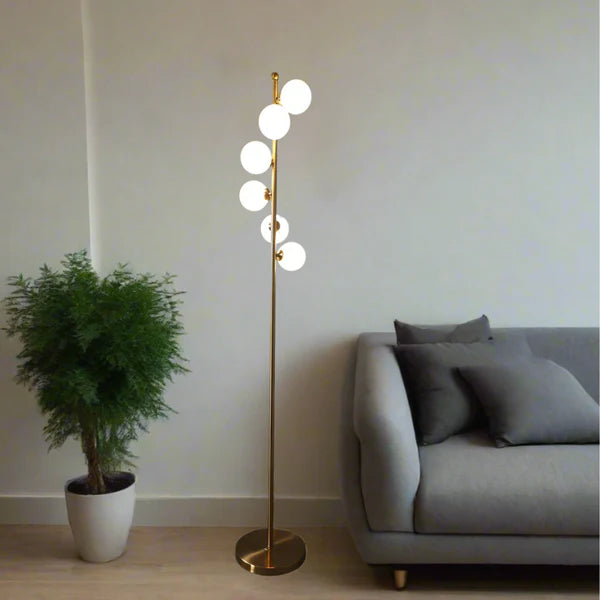 Nordic Modern Glass Ball Floor Lamp