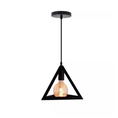 Black Triangle Pendant Light