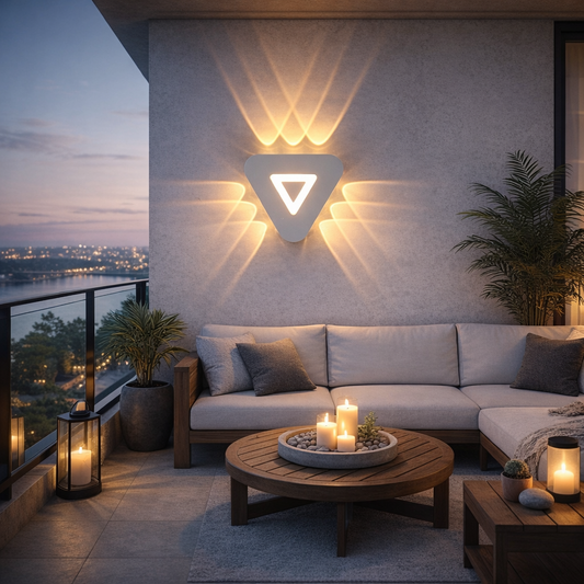 Wall Lamp Triangular Shape