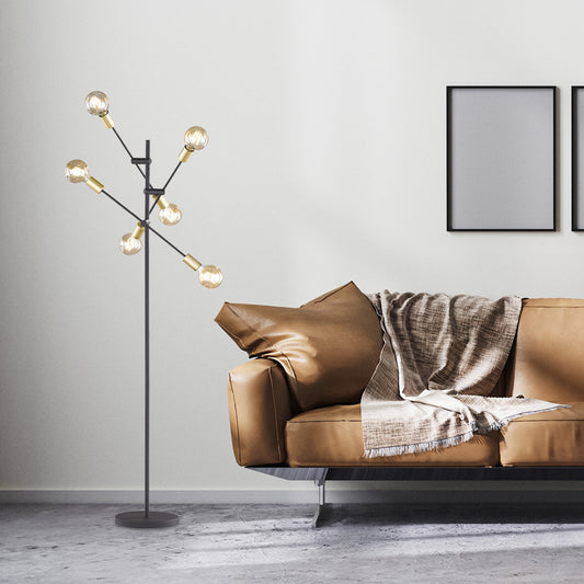 Movable Tree Branch Floor Lamp