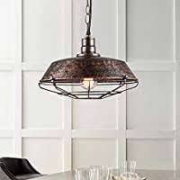 Wide Single Light Nautical Barn Cage