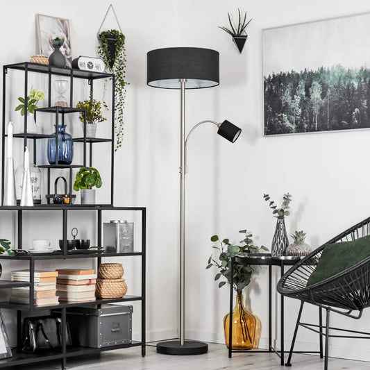 Motel Double Head Floor Lamp