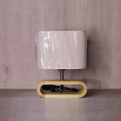 Modern Solid Wood Bedside Table Lamp