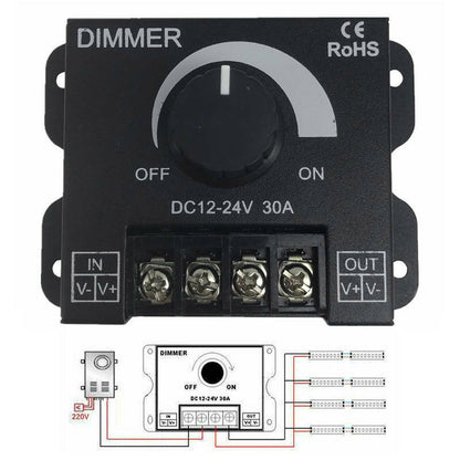 Dimmer Controller For Led Strip Single