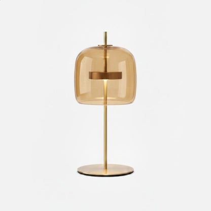 Modern Led Table Lamp With Glass Shade